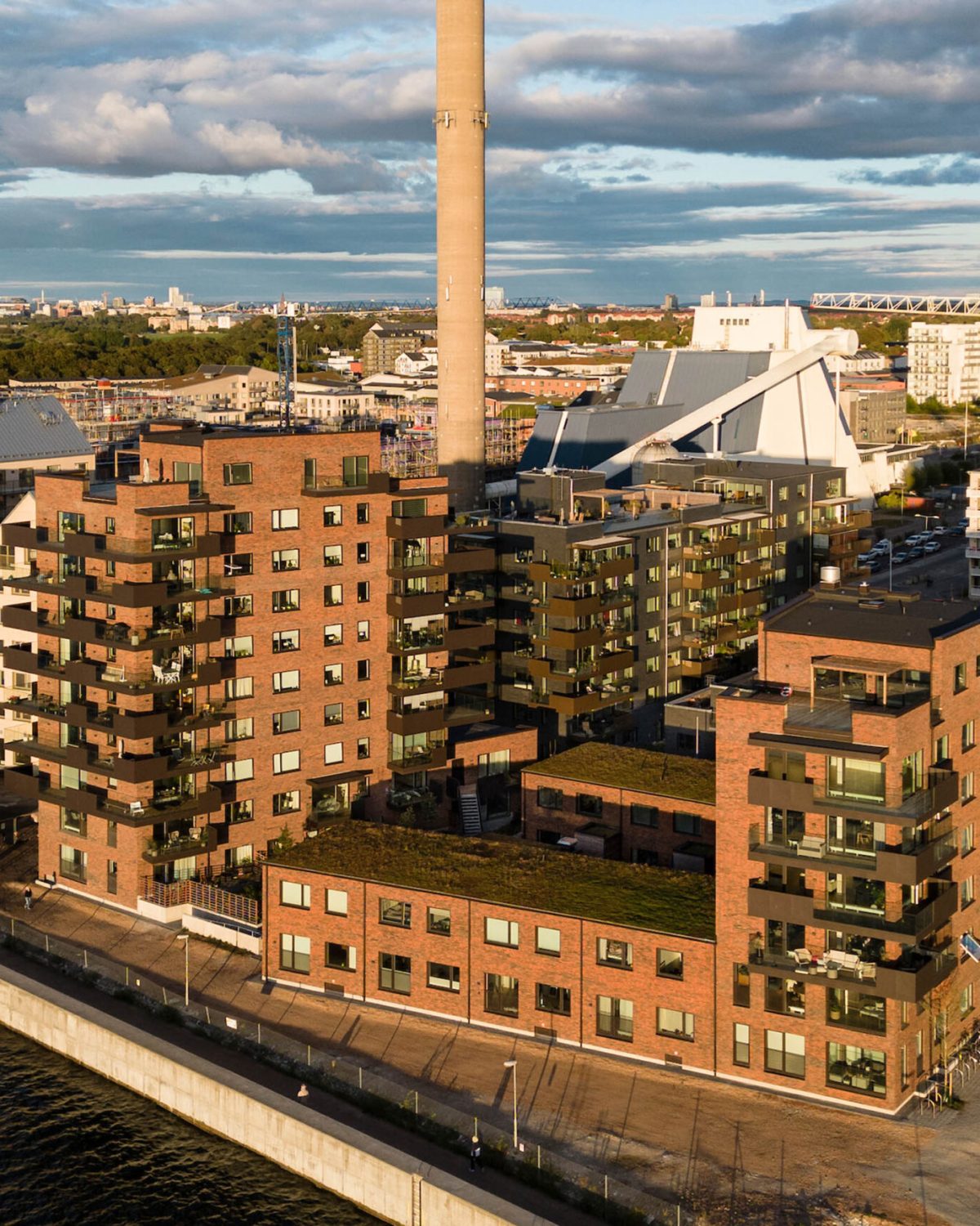 overblik over Kajakkanten boligomrÃ¥det